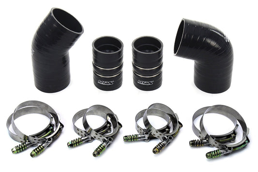 HPS High Temp Aramid Reinforced Silicone Intercooler Hose Boots Kit Chevy 2004.5 - 2005 Silverado 3500 HD 6.6L Duramax LLY Diesel