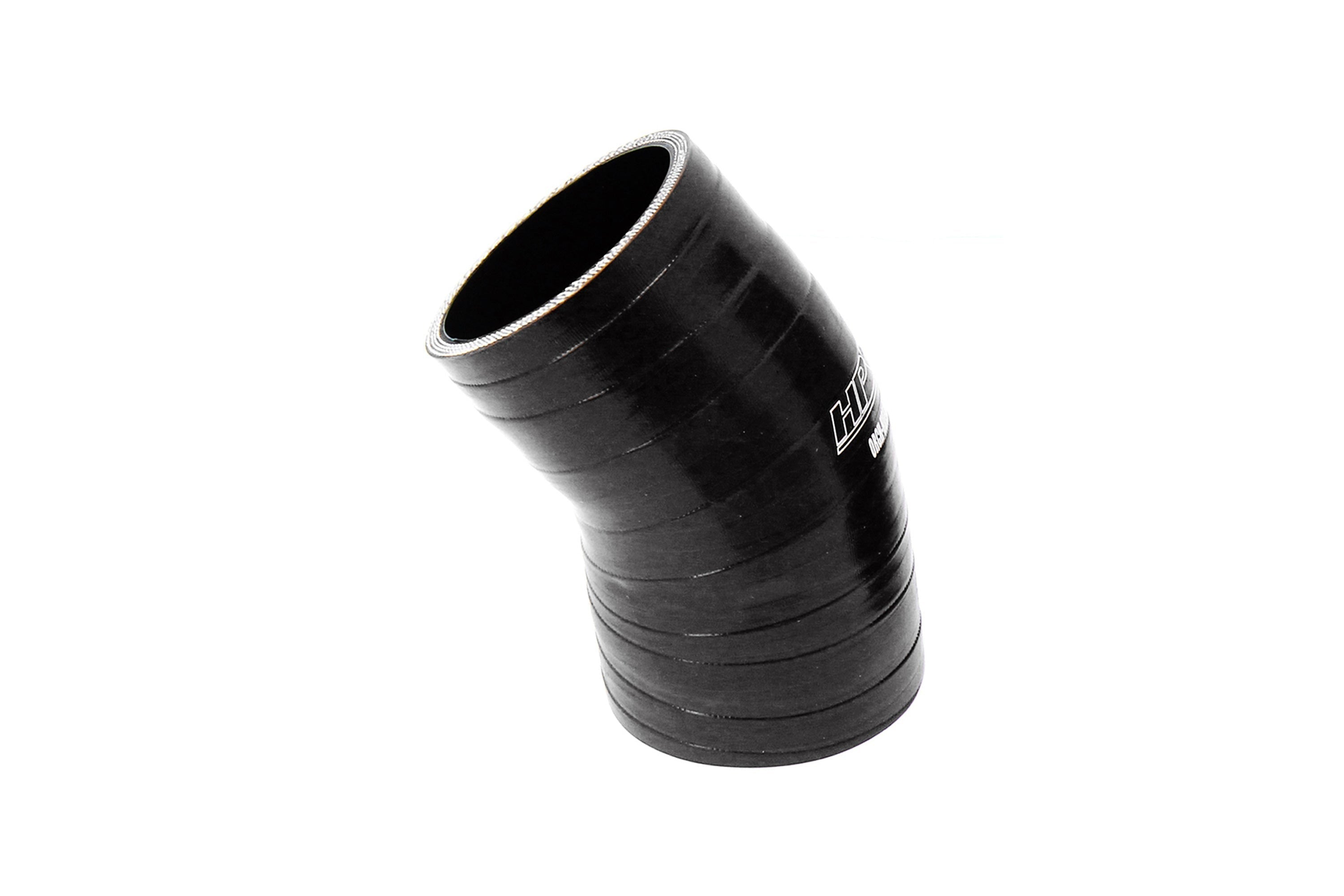 HPS Silicone Intercooler Turbo Boot Hose, Black, ORCH-102-BLK, replace part # 6C34-6C640-CA, 6C3Z-6C640-C