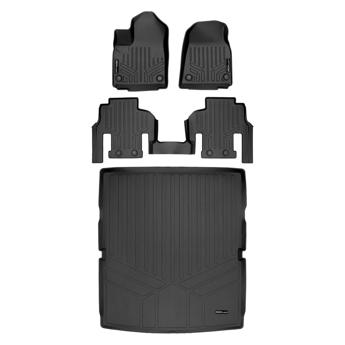SMARTLINER Floor Liners for 2022-2025 Jeep Wagoneer (7 Passenger Model)