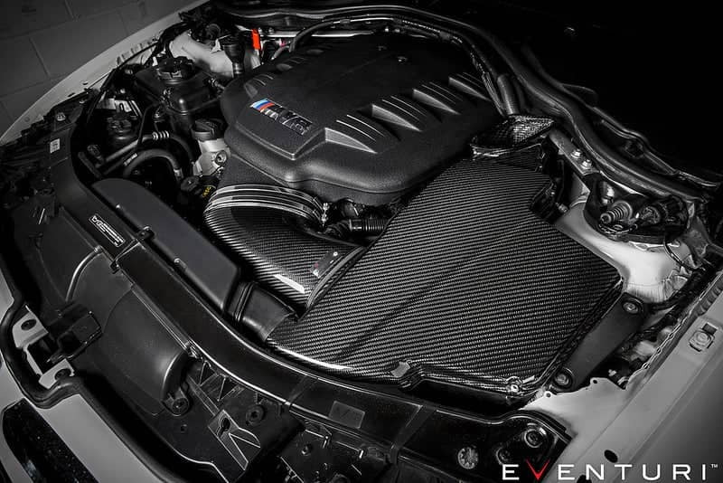 Eventuri BMW E9X M3 (S65) Black Carbon Airbox Lid - Gloss