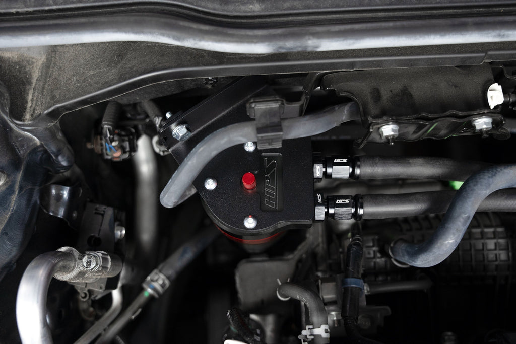 HPS Performance Aluminum Oil Catch Can Kit 2022-2026 Honda Civic Si 1.5L Turbo, 860-031