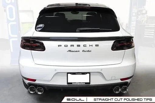 Porsche Macan 2.0T Resonated Muffler Bypass Exhaust