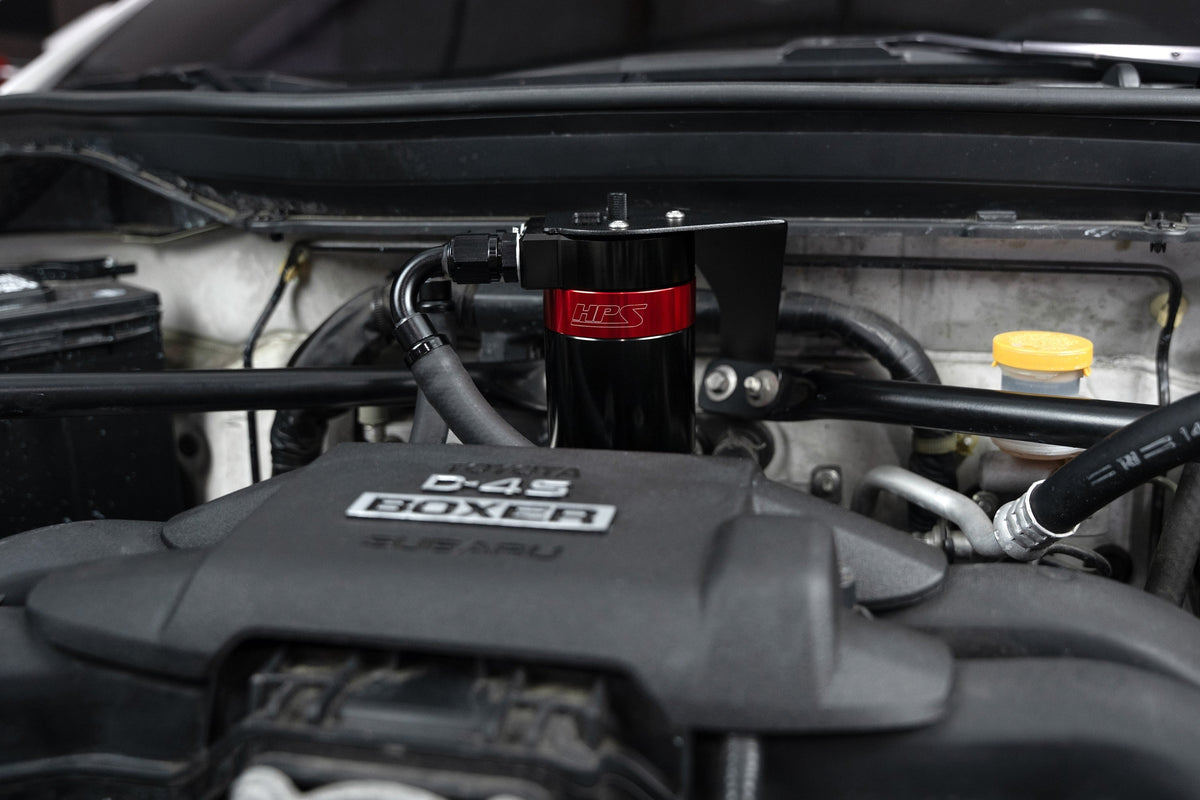 HPS Aluminum Oil Catch Can Kit 2013-2020 Subaru BRZ 2.0L FA20D, 860-030, Open Box