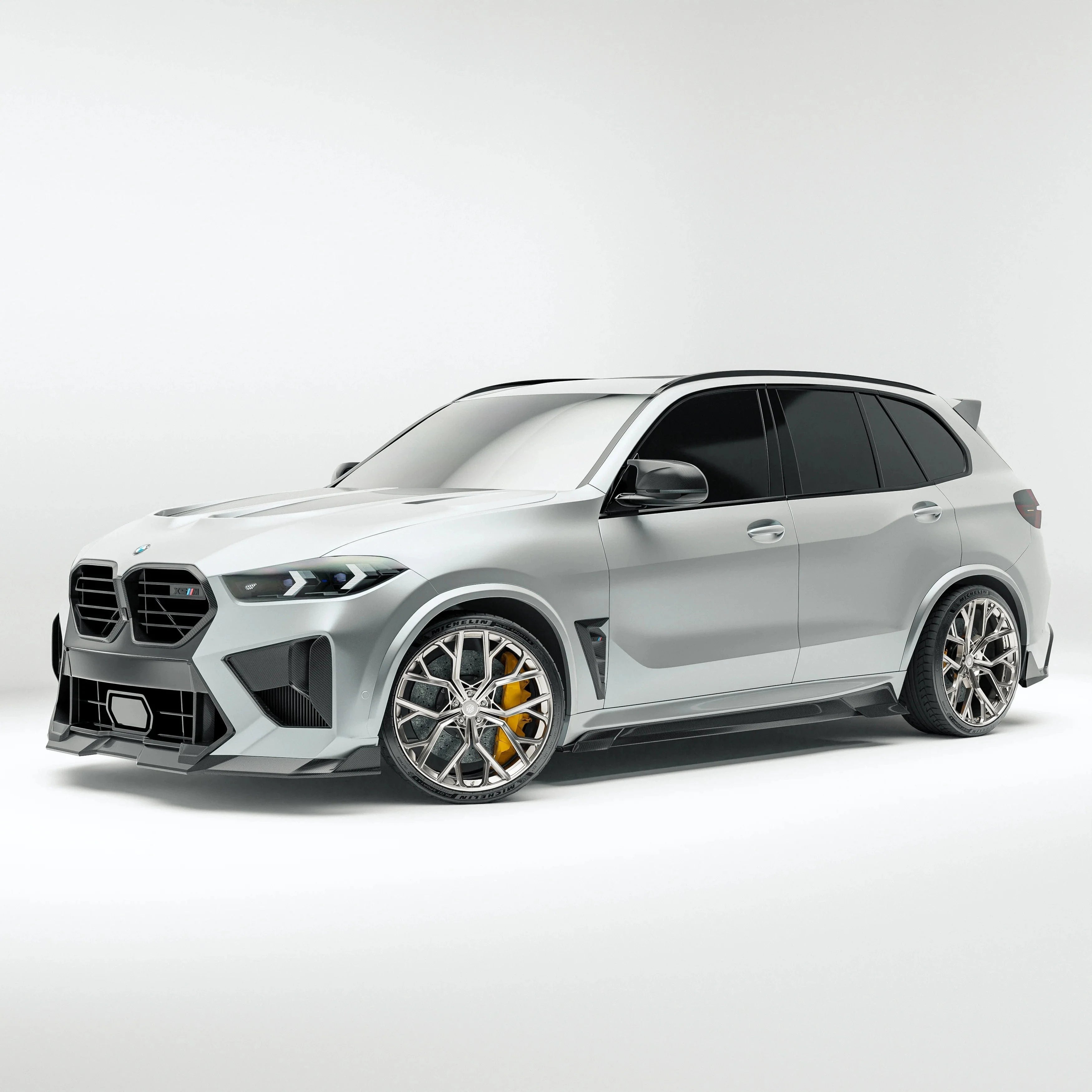 Revozport Carbon Fiber Side Skirts for BMW X5M F95 LCI (2023+)