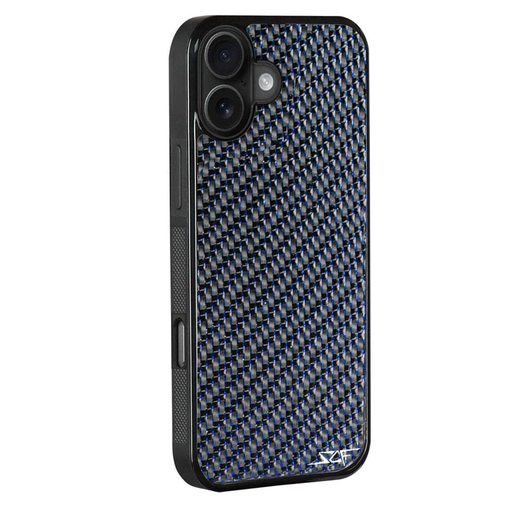 iPhone | Blue Lace Carbon Fiber Case | CLASSIC Series