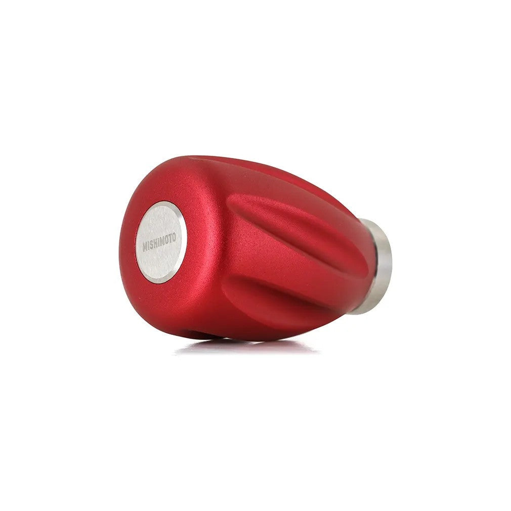 Mishimoto Steel Core Twist Shift Knob Red Aluminum - Universal