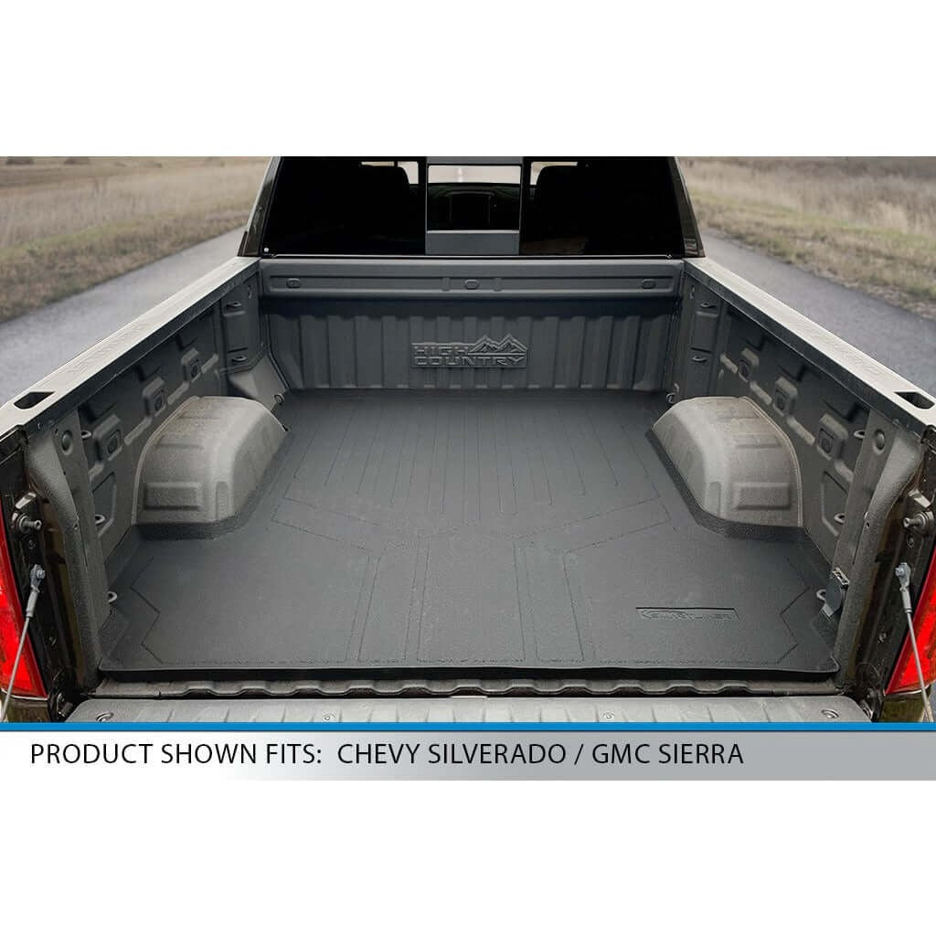 SmartCoverageTM Floor Liners For 2019-2026 Silverado/Sierra 1500 Crew Cab (1st Row Bucket) & Vinyl