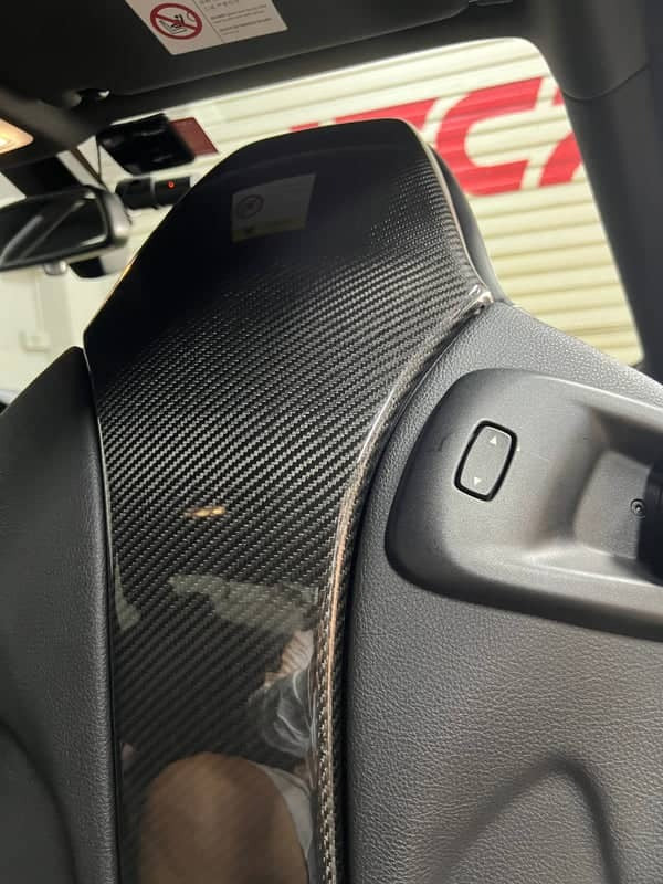 F8X Dry Carbon Fiber Seat Backs