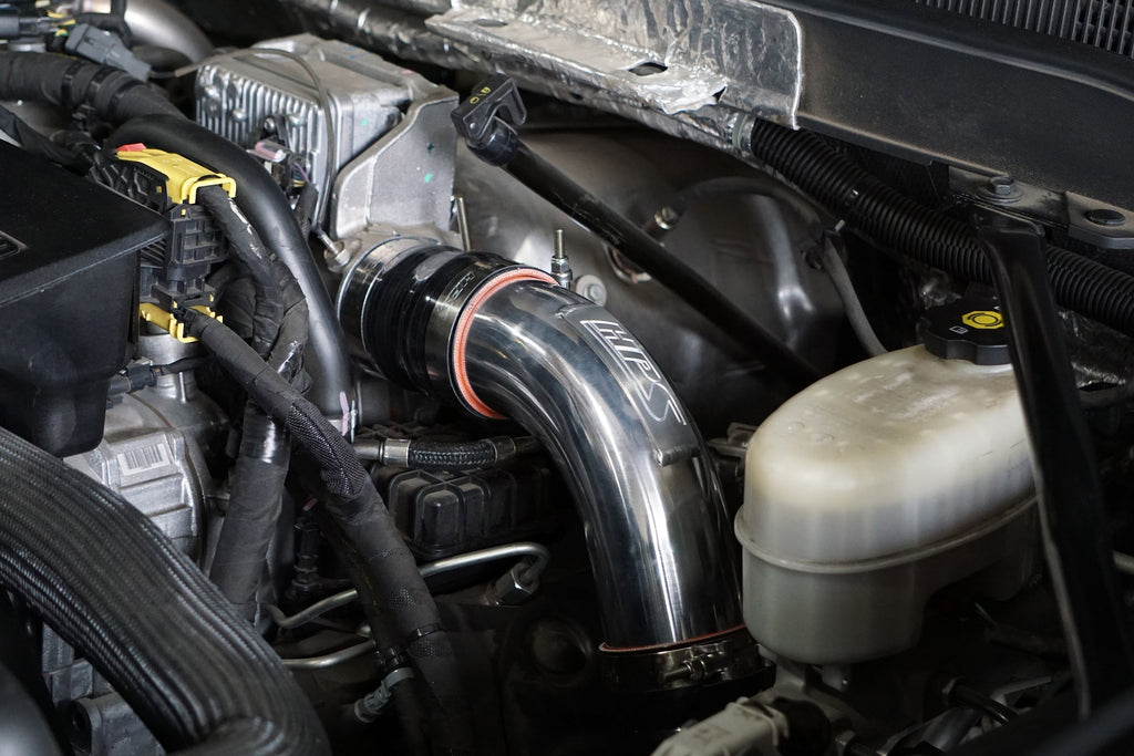 HPS Intercooler Charge Pipe Hot Side, 2017-2019 Chevy Silverado 3500 HD Duramax 6.6L V8 Diesel Turbo L5P, 17-146