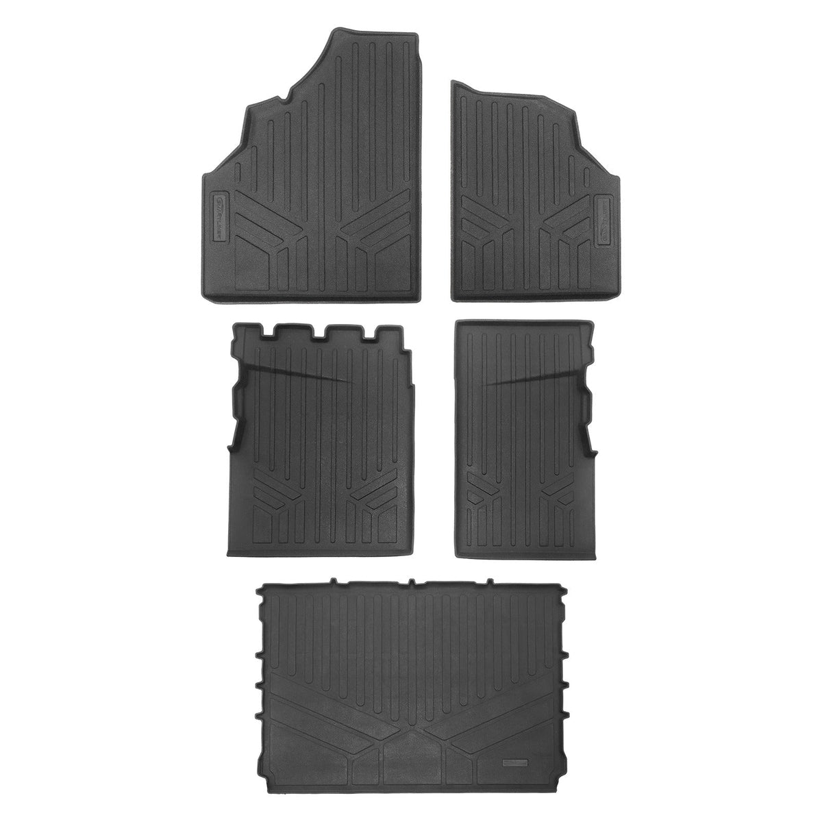 SMARTLINER OUTDOORSTM Rugged Rubber Floor Liners For 2016-2026 Can-Am Defender (6 Seater)