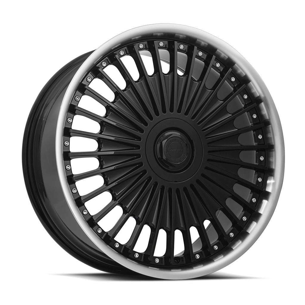 MRR VP4 22" 5x112 Black Machined Lip