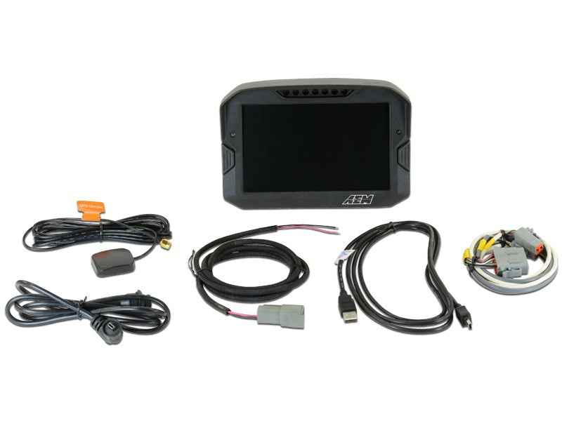 Aem Electronics Digital Dash Display CD-7LG Logging, Gps Enabled Racing Dash, Can Input Only w/ GPS - Universal