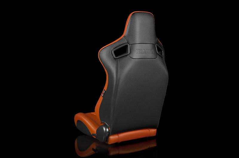 Braum Elite Series Sport Seats - British Tan Leatherette Pair - Universal