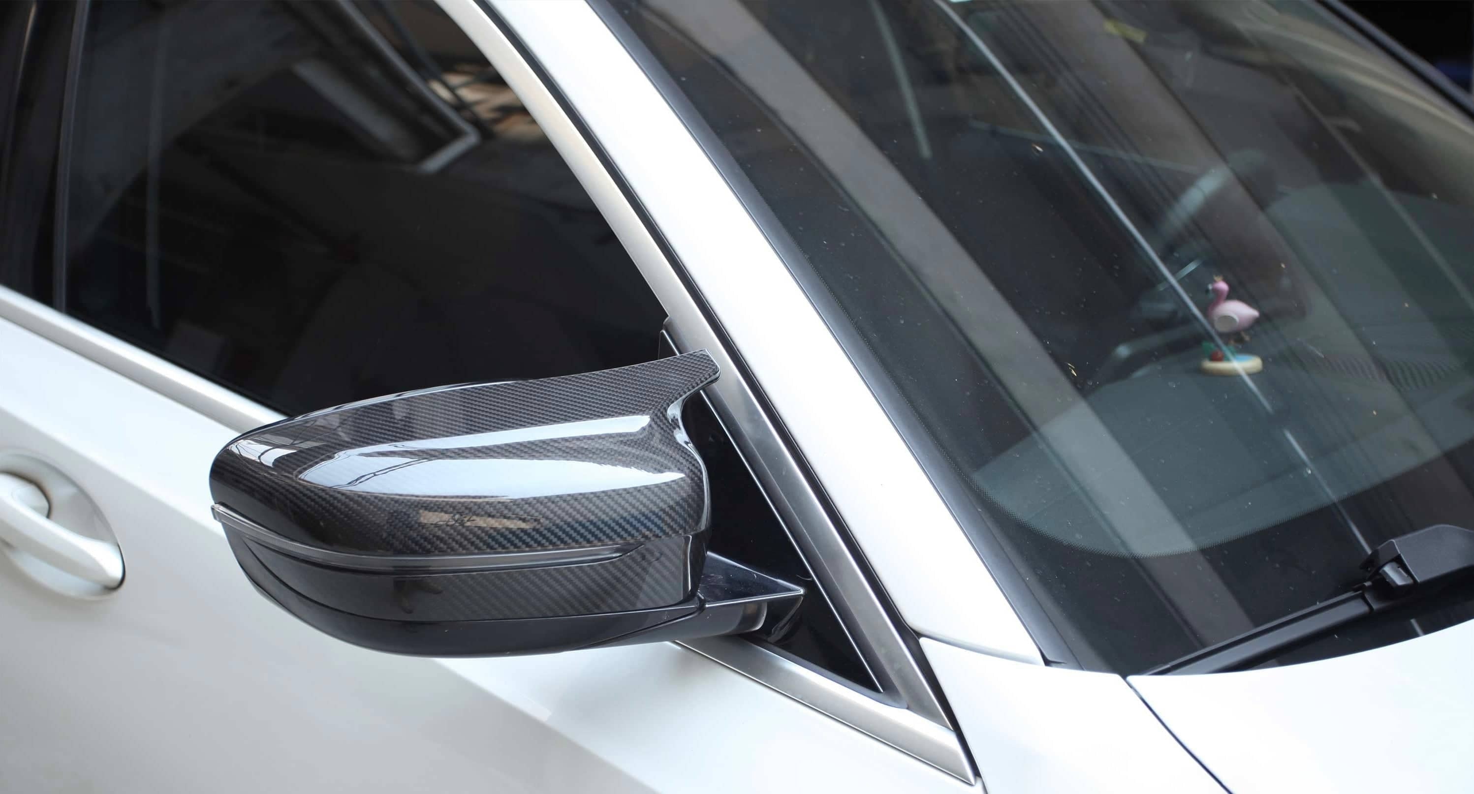 5 Series G30 F9X Style Dry Carbon Fiber Mirror Cover RHD Replacement