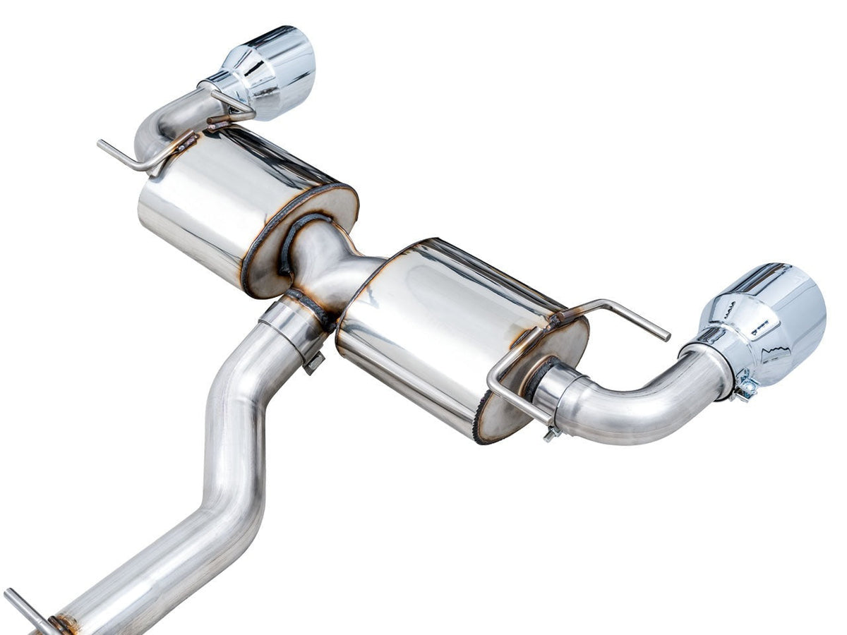 AWE Touring Edition Exhaust Chrome Silver Tips - 2013-2016 Scion FRS / 2013-2024 Subaru BRZ / 2017-2020 Toyota 86 / 2022-2024 GR86