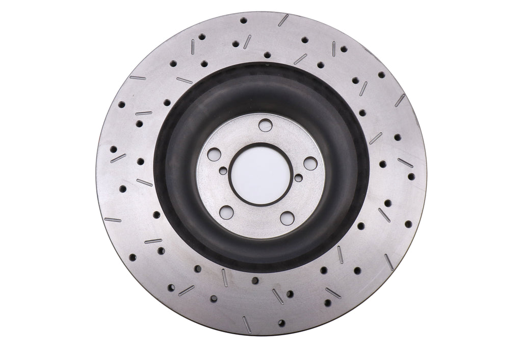 DBA 4000 Series Drilled/Slotted Rotor Single Front - Subaru Models (inc. 2002-2014 WRX)