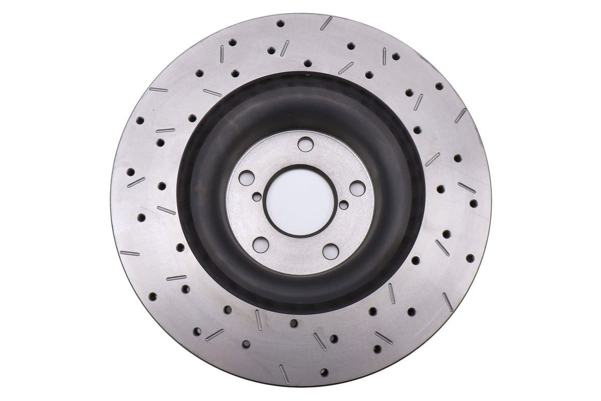 DBA 4000 Series Drilled/Slotted Rotor Single Front - Subaru Models (inc. 2002-2014 WRX)