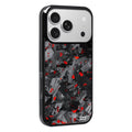 iPhone | Red Flake Forged Chunk Carbon Fiber Case | CLASSIC Series
