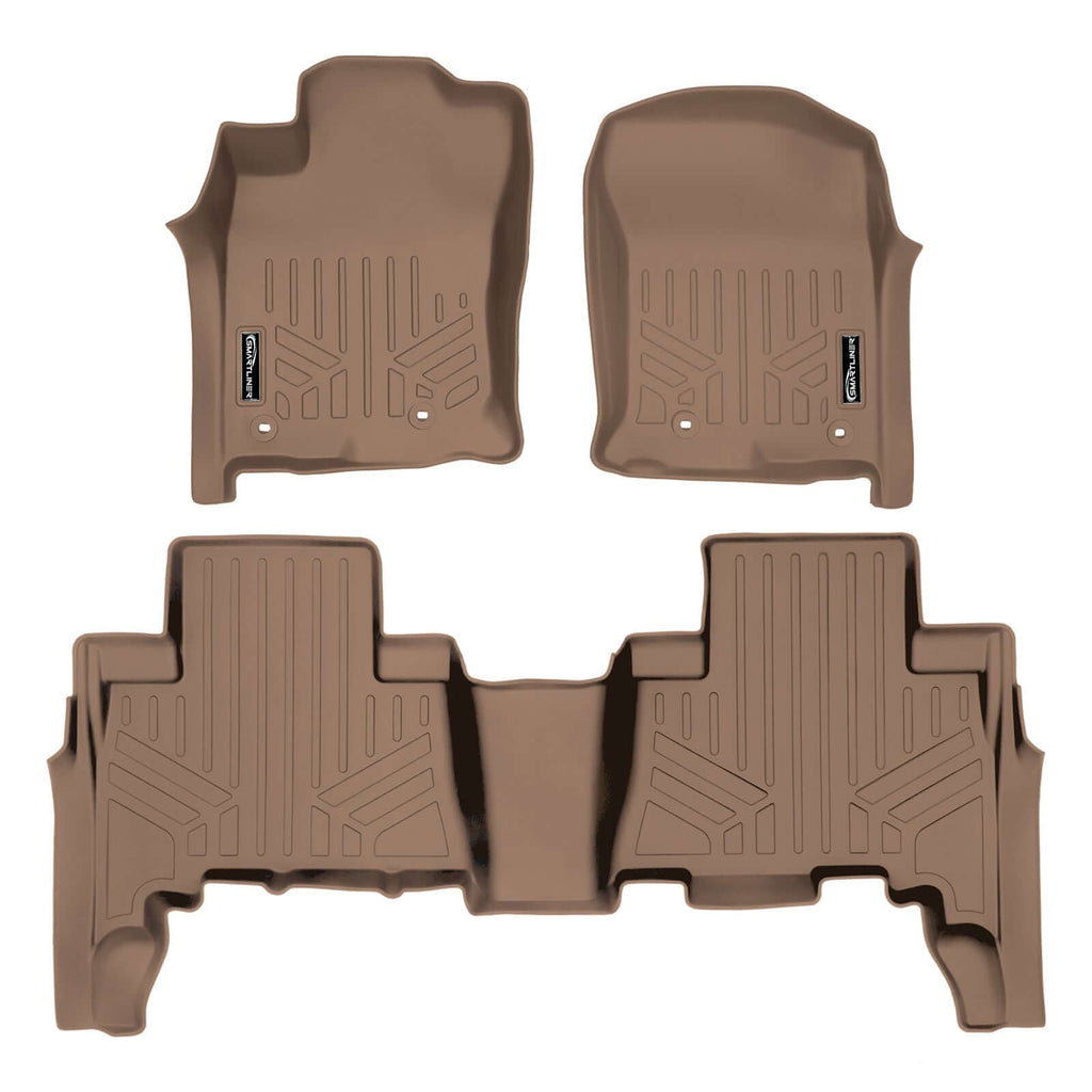 SMARTLINER Custom Fit Floor Liners For 2013-2024 Toyota 4Runner (5 Passenger with Sliding Rear Tray)