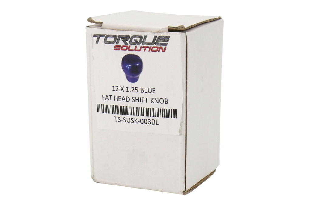 Torque Solution Fat Head Shift Knob Blue - 2004-2021 Subaru STI / Subaru WRX 2015-2021 / 2013-2021 Scion FR-S / Subaru BRZ / Toyota 86