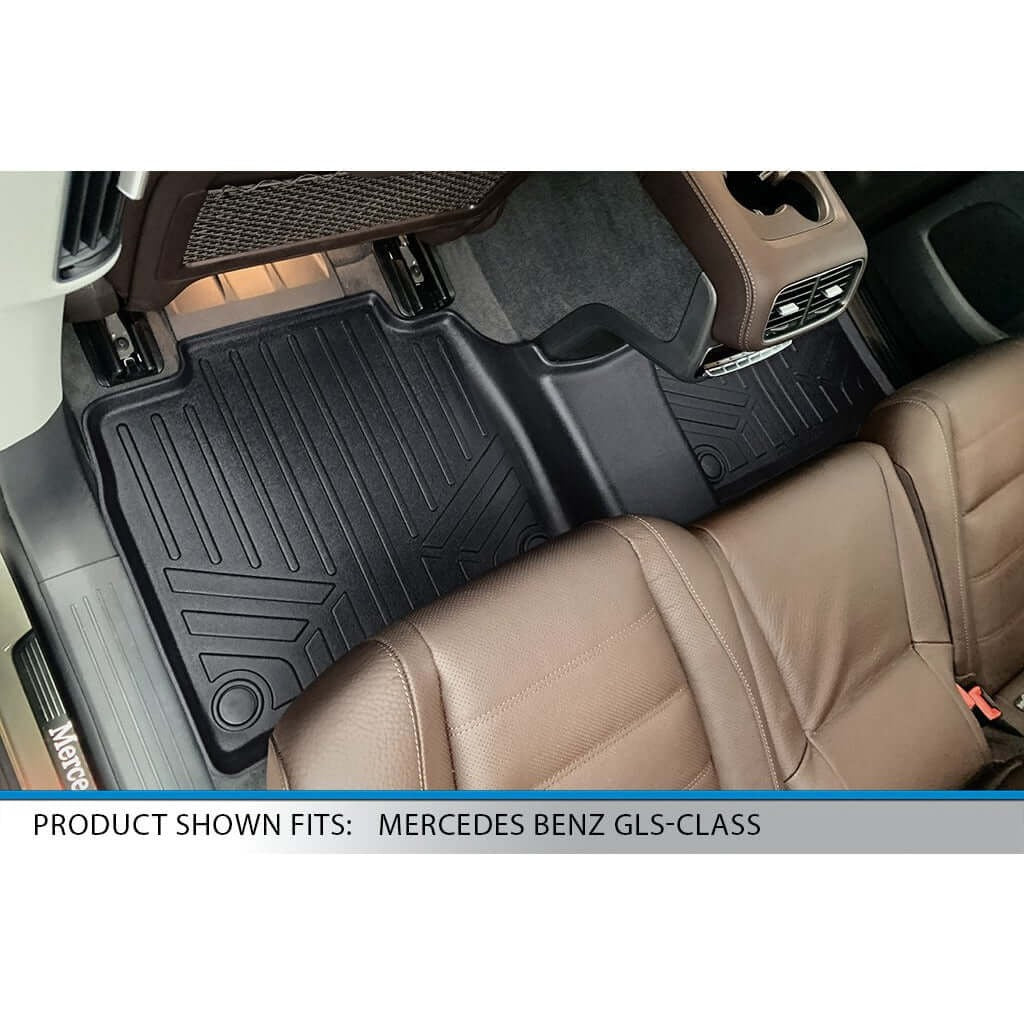 SMARTLINER Floor Liners for 2020-2026 Mercedes-Benz GLS-Class 7 Passenger (2nd Row Bench)