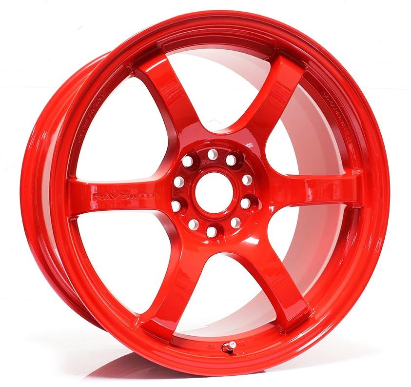 Rays Gram Lights 57DR Milano Red 18x9.5 +38 5x100 (Single Wheel) - 2013-2023 Subaru BRZ / Scion FR-S / Toyota GR86 / 2014-2018 Subaru Forester