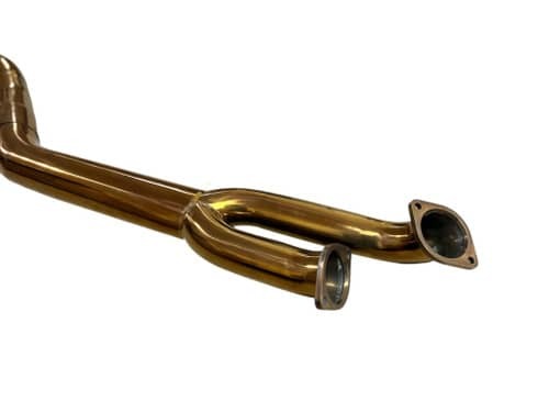 MAD BMW M3 M4 S58 G80 G82 Resonated Single Midpipe Titanium - MAD-097