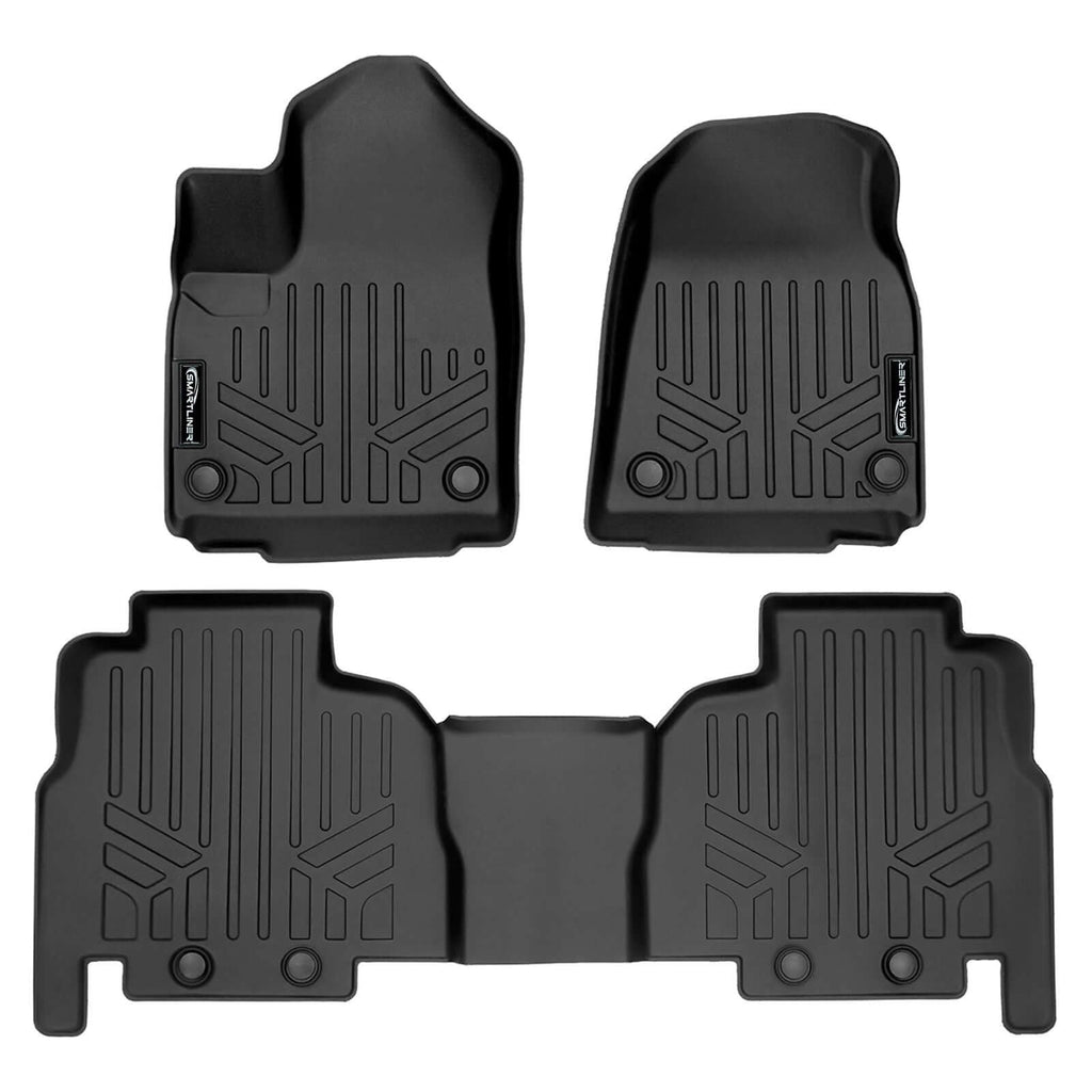 SMARTLINER Floor Liners for 2022-2025 Jeep Grand Wagoneer (8 Passenger Model)