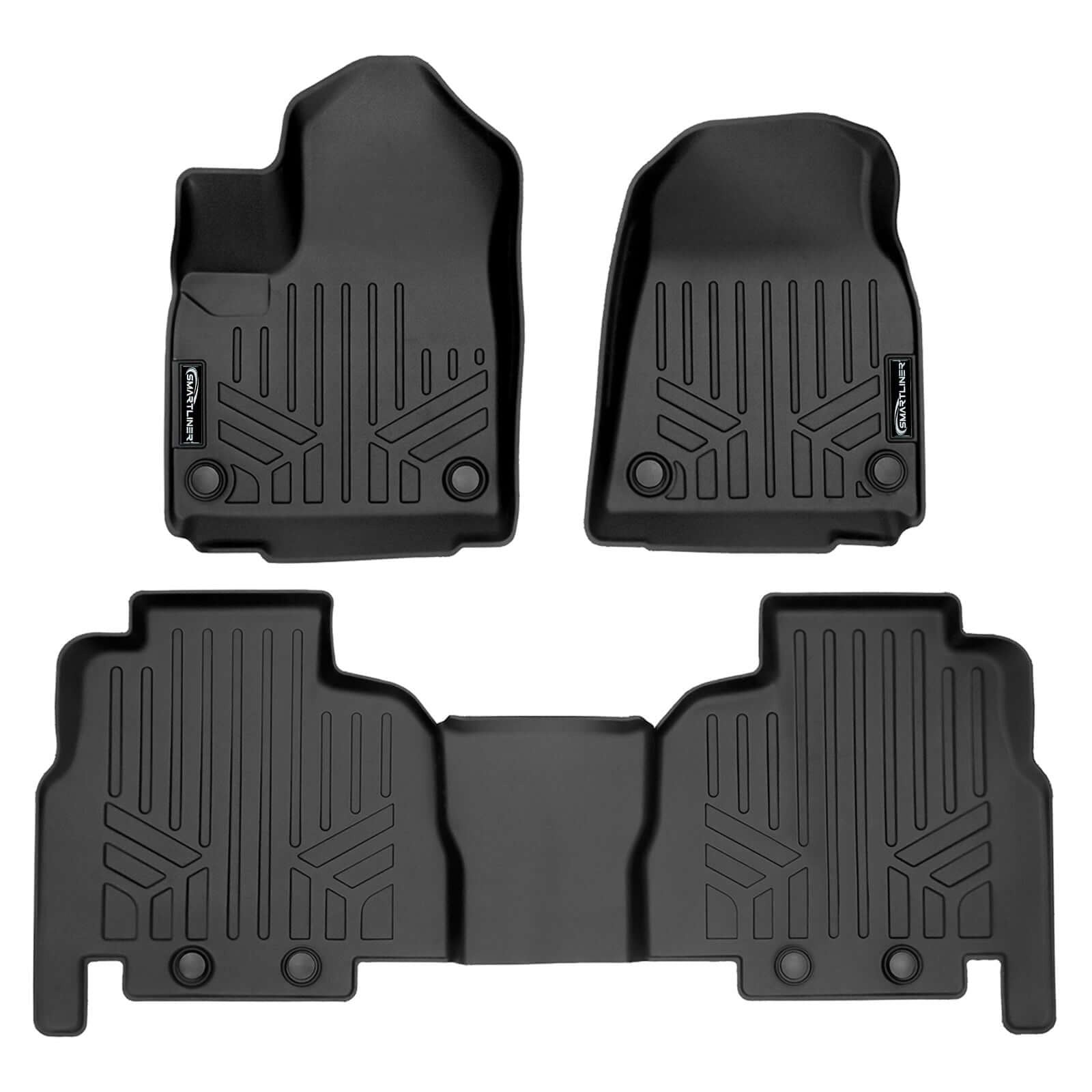 SMARTLINER Floor Liners for 2022-2025 Jeep Grand Wagoneer (8 Passenger Model)