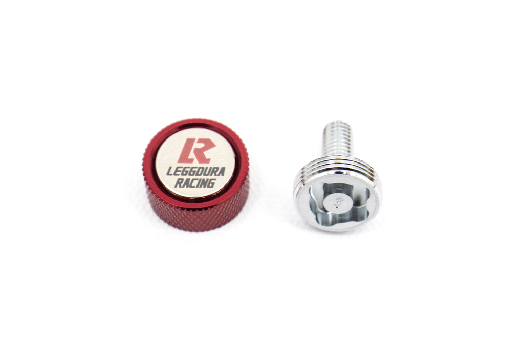 Project Kics Leggdura Racing 2pc License Plate Lock Bolts - Universal
