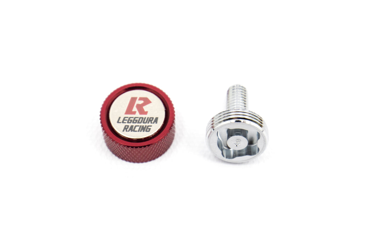 Project Kics Leggdura Racing 2pc License Plate Lock Bolts - Universal