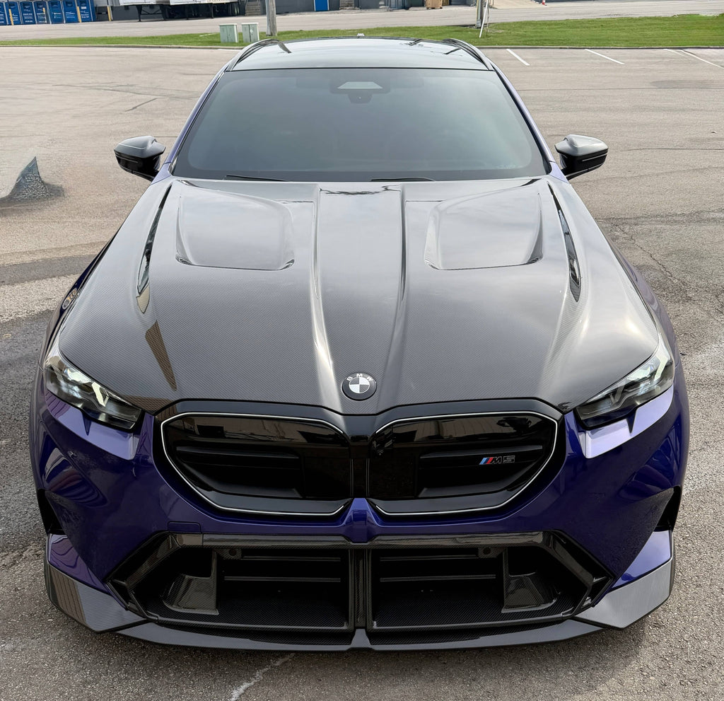 G90/G99 M5 SQ Style Dry Carbon Fiber Vented Hood