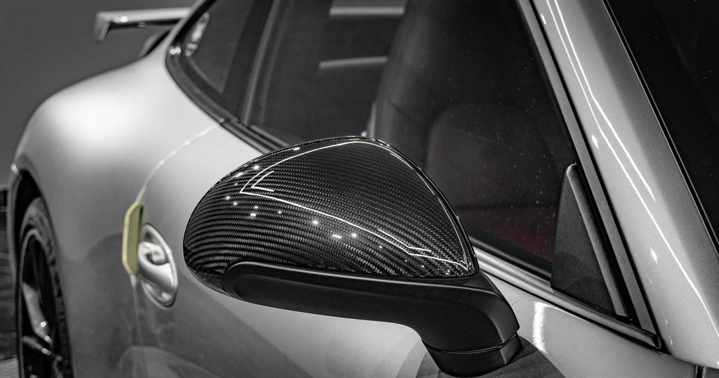 911 991 OEM Style Dry Carbon Fiber Mirror Cap