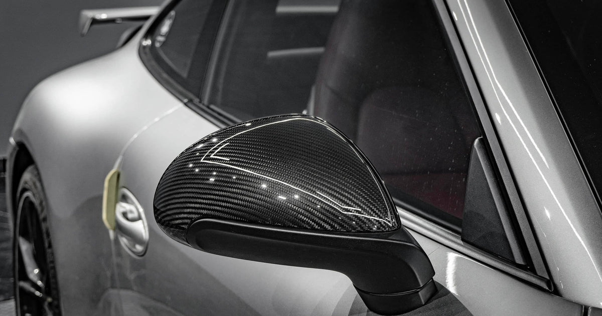 911 991 OEM Style Dry Carbon Fiber Mirror Cap