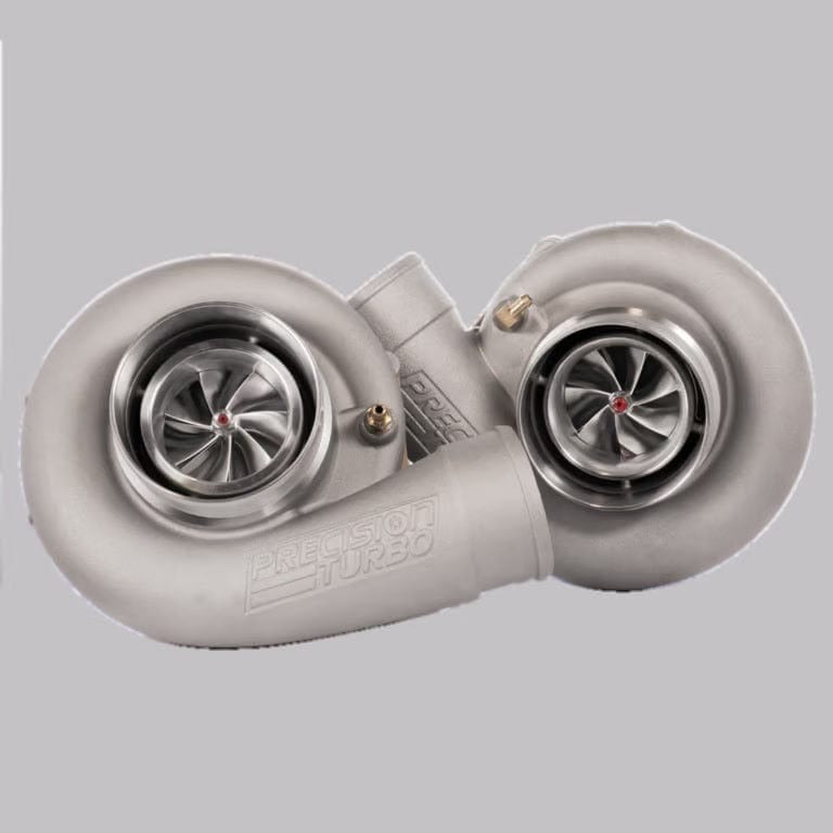 Precision Turbo & Engine R/R NEXT GEN PT6870 BB HP CC W/ T4 STAINLESS V-BAND IN/OUT .81 A/R (T4 SIZED TURBINE HOUISNG)