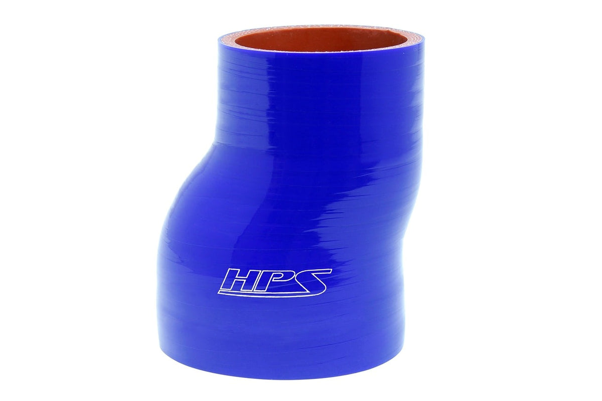 HPS 2-3/4" - 3-1/2" Silicone Offset Reducer Coupler Hose, High Temperature 4-ply Reinforced