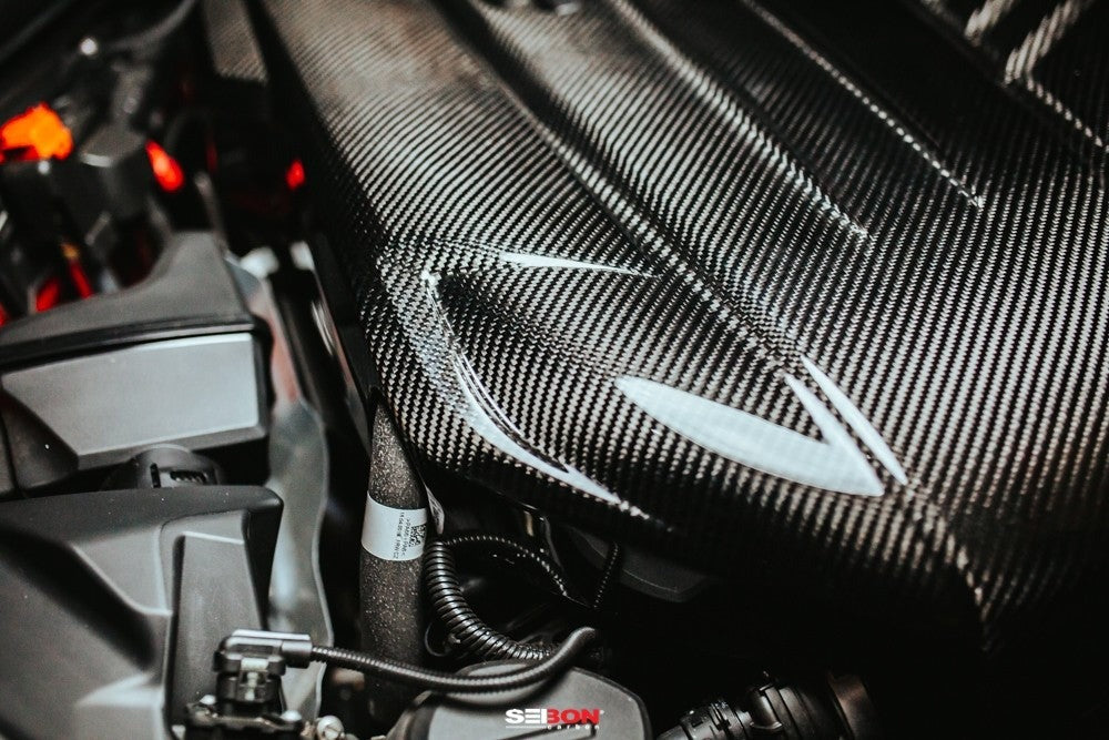 Seibon Carbon Fiber Engine Cover - 2020+ A90 Supra
