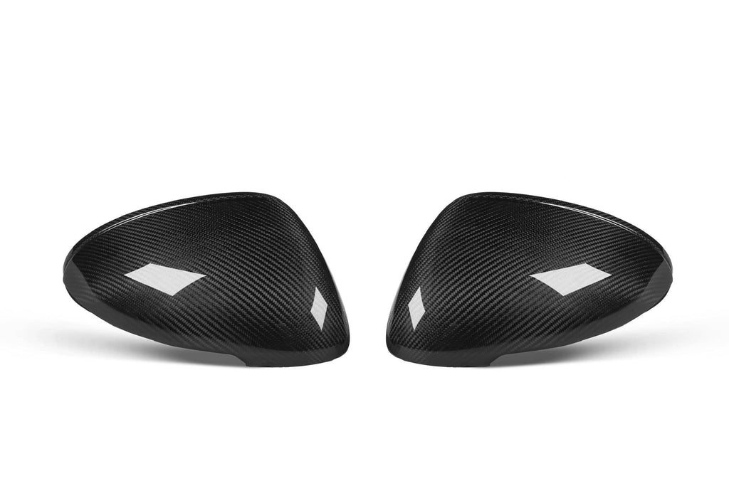Macan 95B OEM Style Dry Carbon Fiber Mirror Cap With or Without Lane Assist