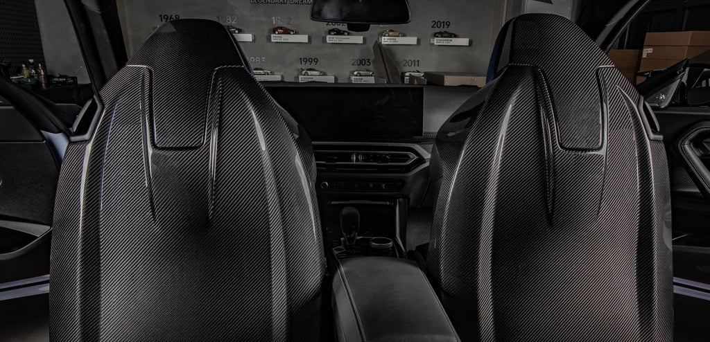 G87 M2 OEM Style Dry Carbon Fiber Backseat Cover