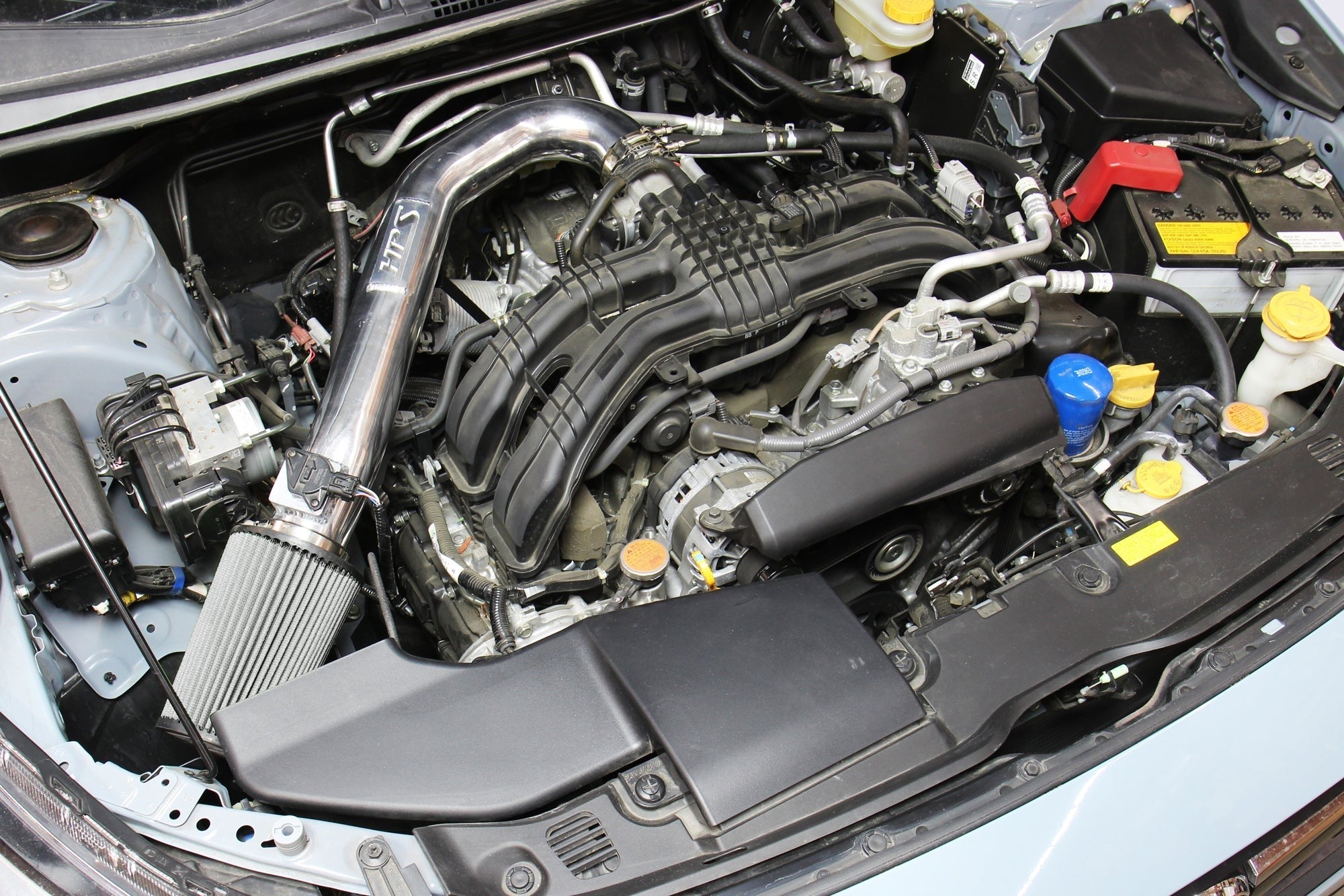 HPS Shortram Air Intake Kit with Heat Shield Subaru 2018-2025 Crosstrek 2.0L Non Turbo, 827-684