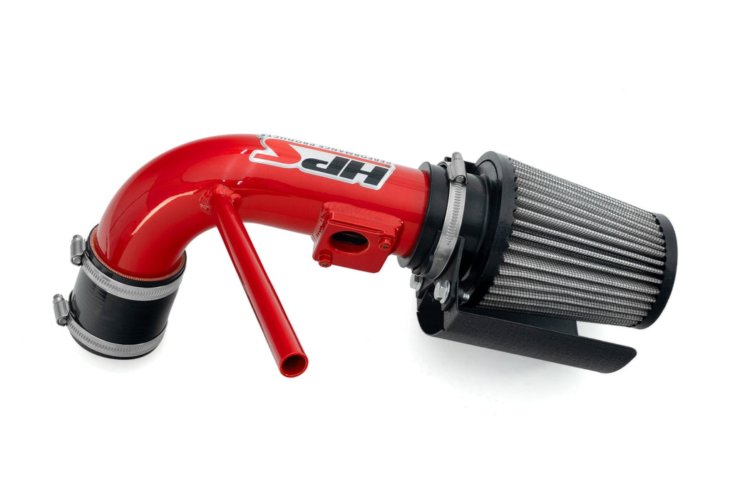 HPS Performance Air Intake Kit with Heat Shield, 2012-2017 Toyota Prius V 1.8L, Red, 827-784R