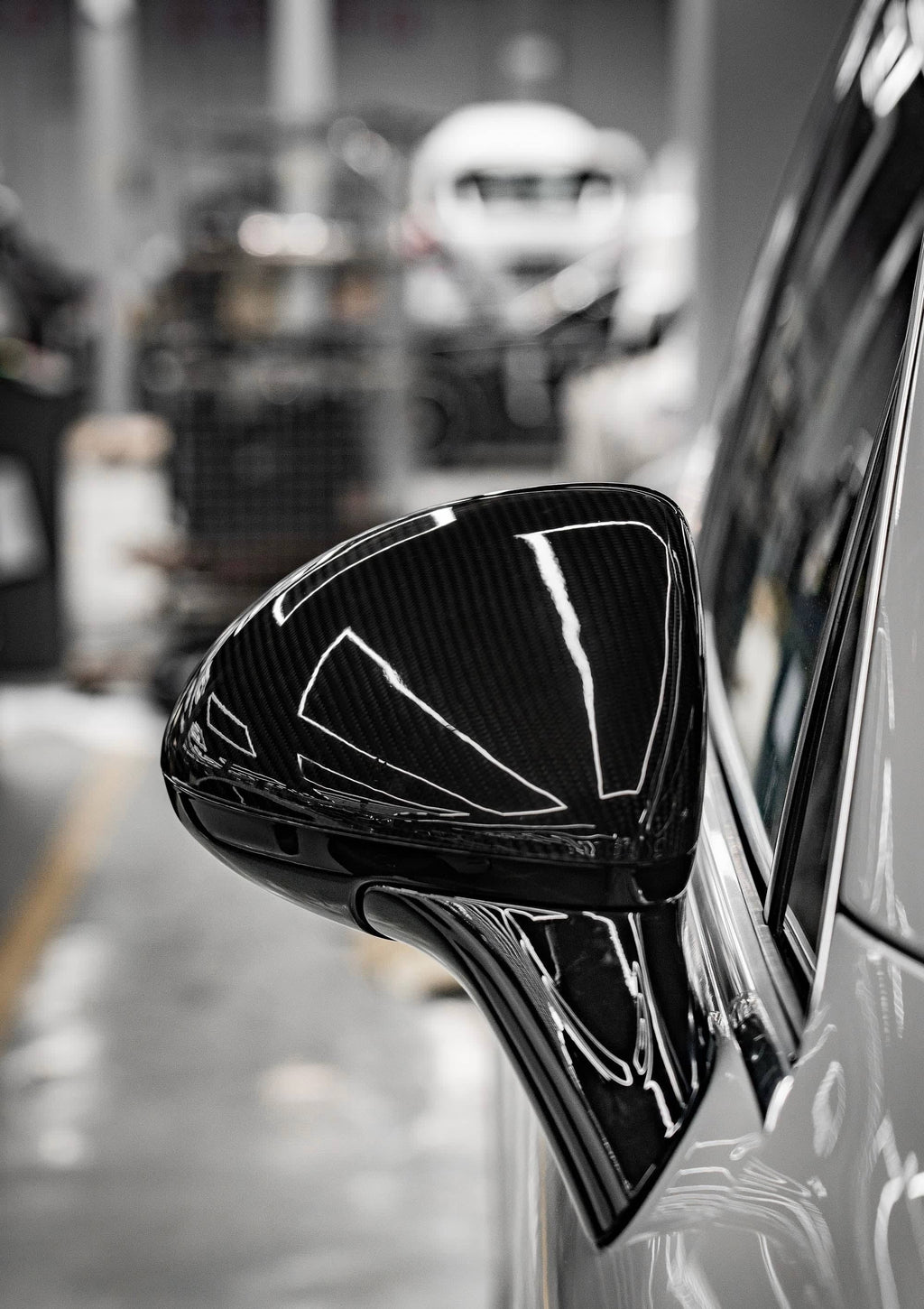 Cayenne 958.1 OEM Style Dry Carbon Fiber Mirror Cap