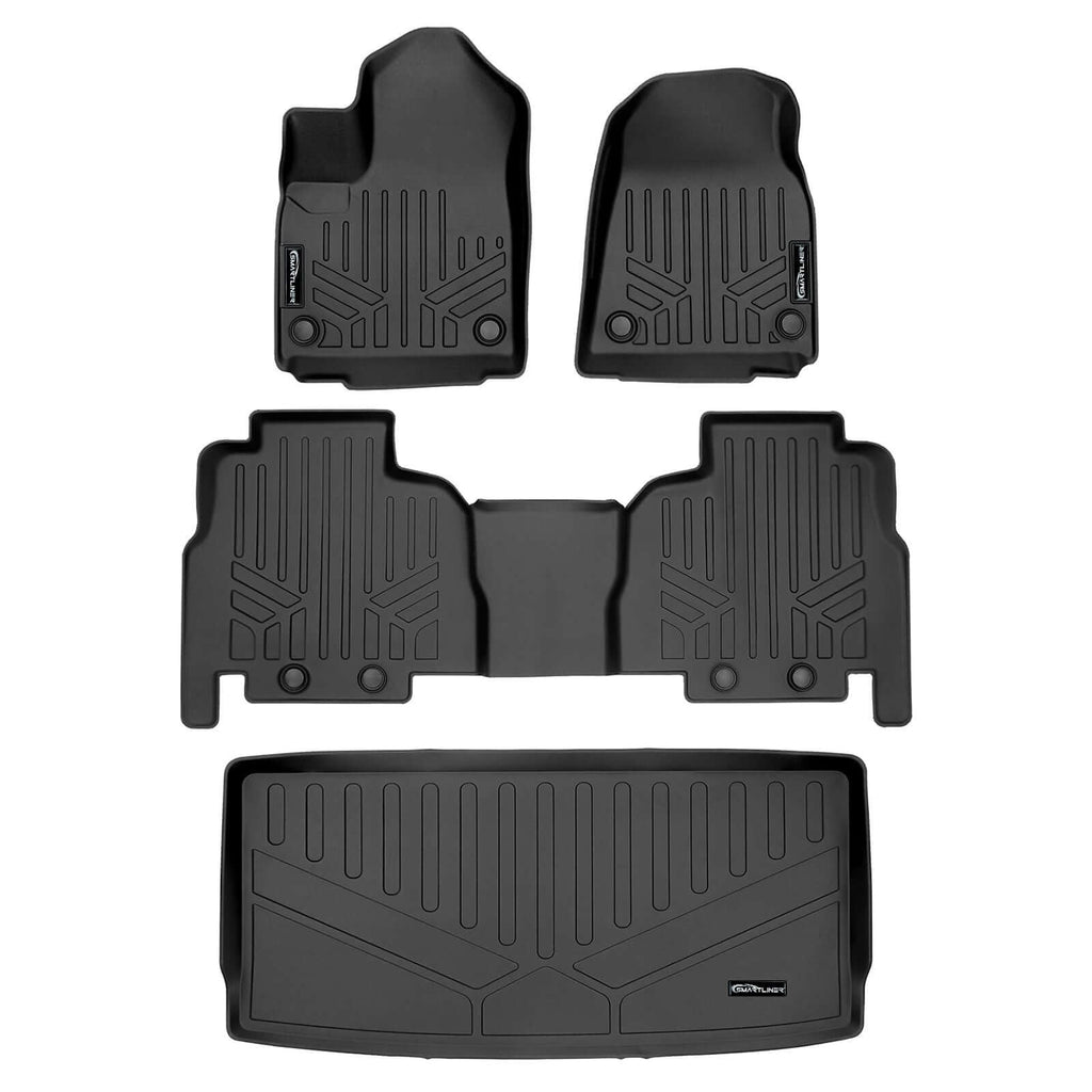 SMARTLINER Floor Liners for 2022-2025 Jeep Wagoneer (8 Passenger Model)