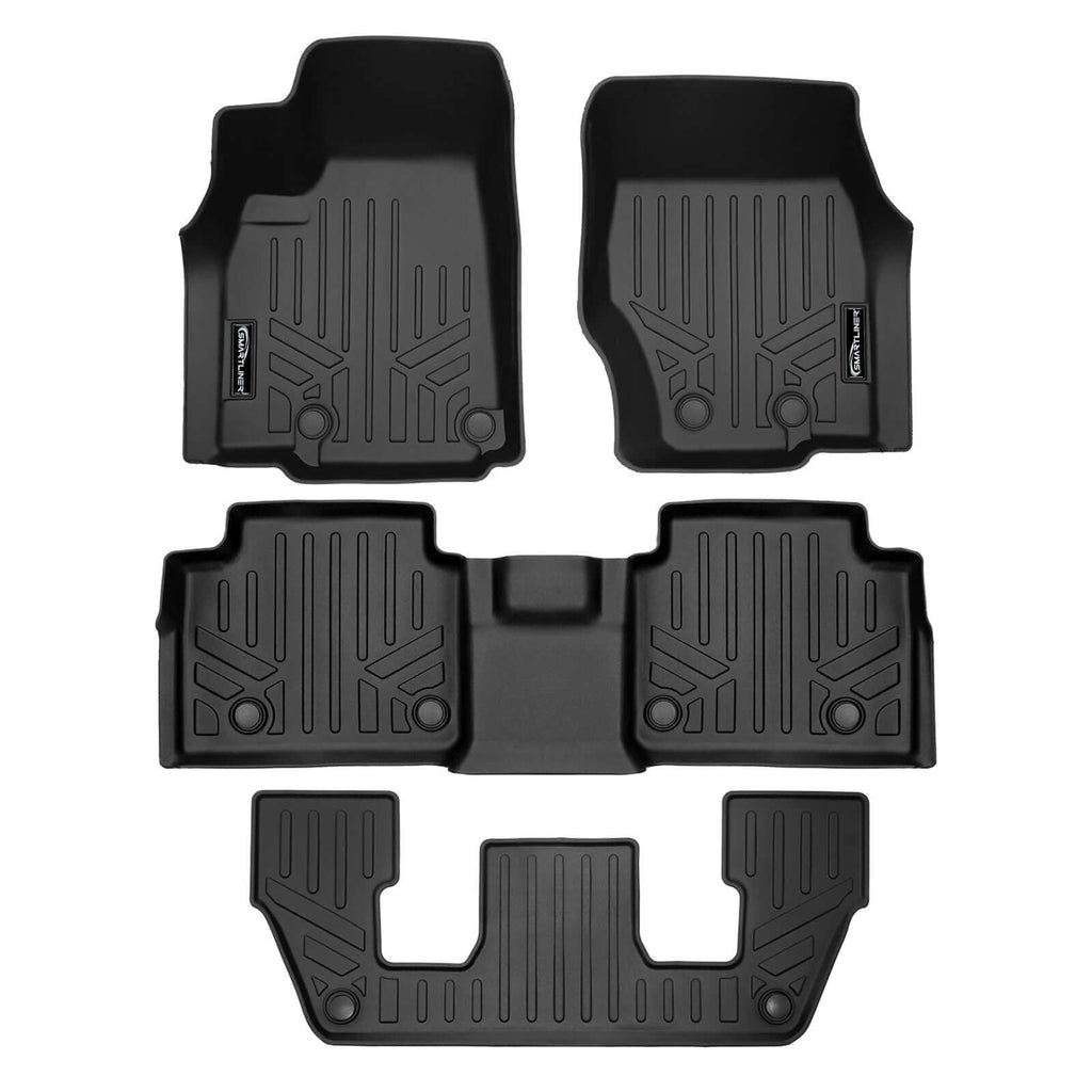 SMARTLINER Floor Liners for 2021-2026 Jeep Grand Cherokee L w/ 2nd Row Bucket Seats and center console