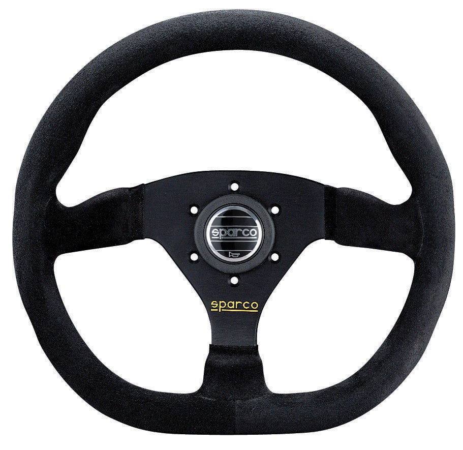 Sparco L360 Black Seude Steering Wheel - Universal