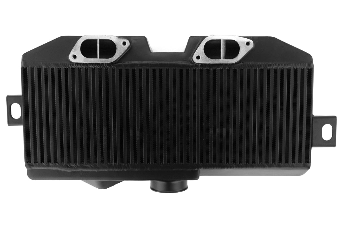 Mishimoto Performance Top Mount Intercooler Kit - 2015+ STI-Black with Blue Hose