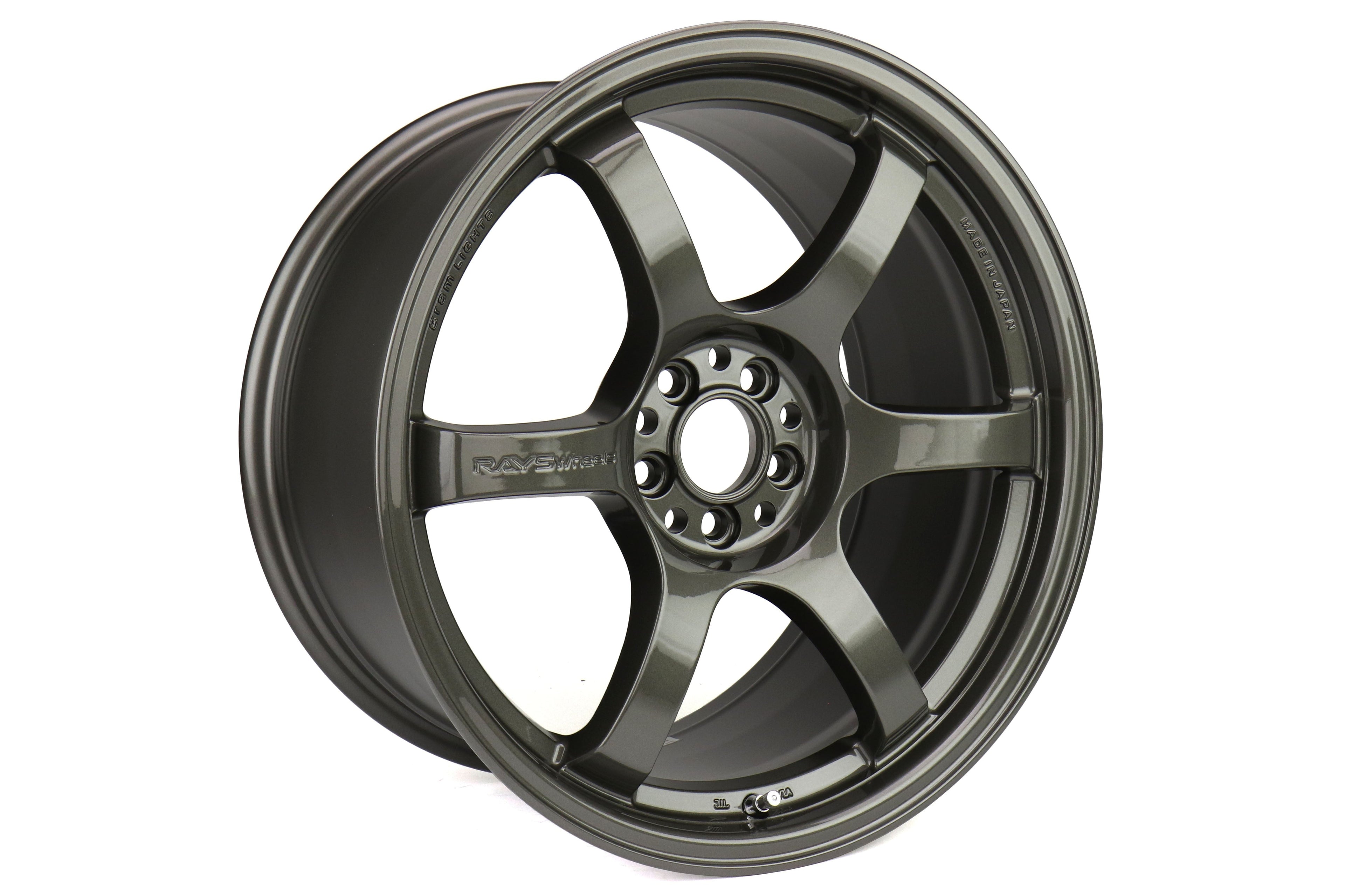 Rays Gram Lights 57DR Gunmetallic 18x9.5 +38mm 5x100 (Single Wheel) - 2013-2024 Subaru BRZ / Scion FR-S / Toyota GR86 / 2014-2018 Subaru Forester