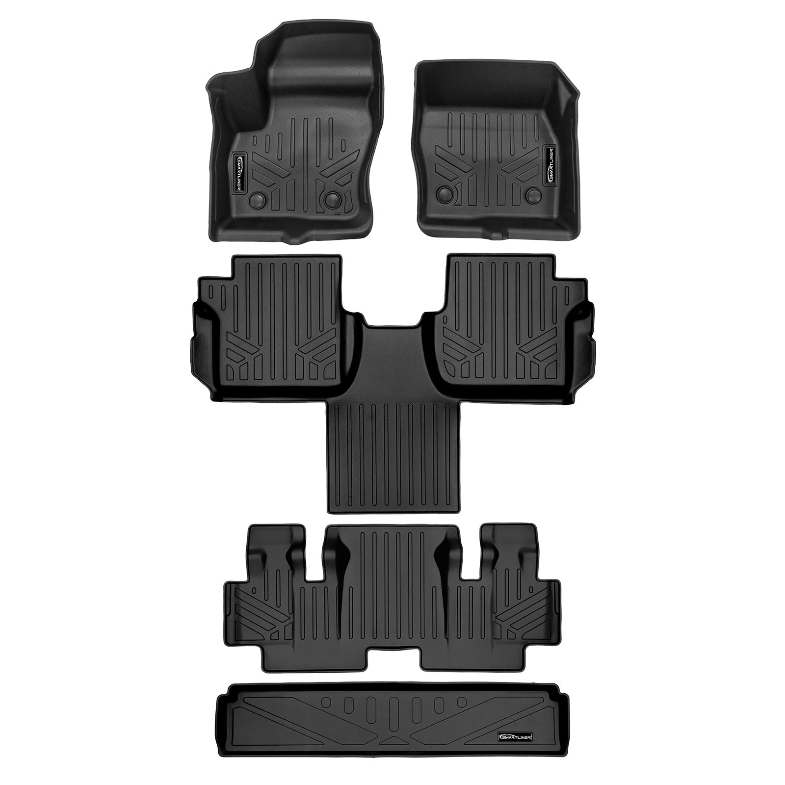 SMARTLINER Floor Liners for 2018-2025 Transit Connect With Vinyl and without secondary footrest (Short and Long Wheelbase)