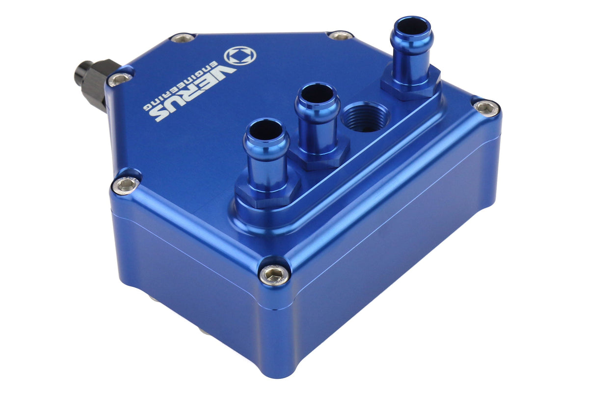 Verus Engineering Dual Air Oil Separator Blue - 2013-2021 Scion FR-S / Subaru BRZ / Toyota 86