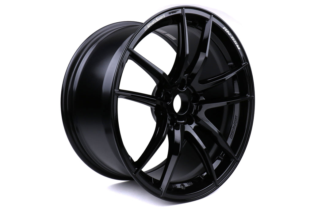 WedsSport RN-55M Gloss Black 19x10 +40 5x112 (Single Wheel) - 2020-2023 Toyota GR Supra